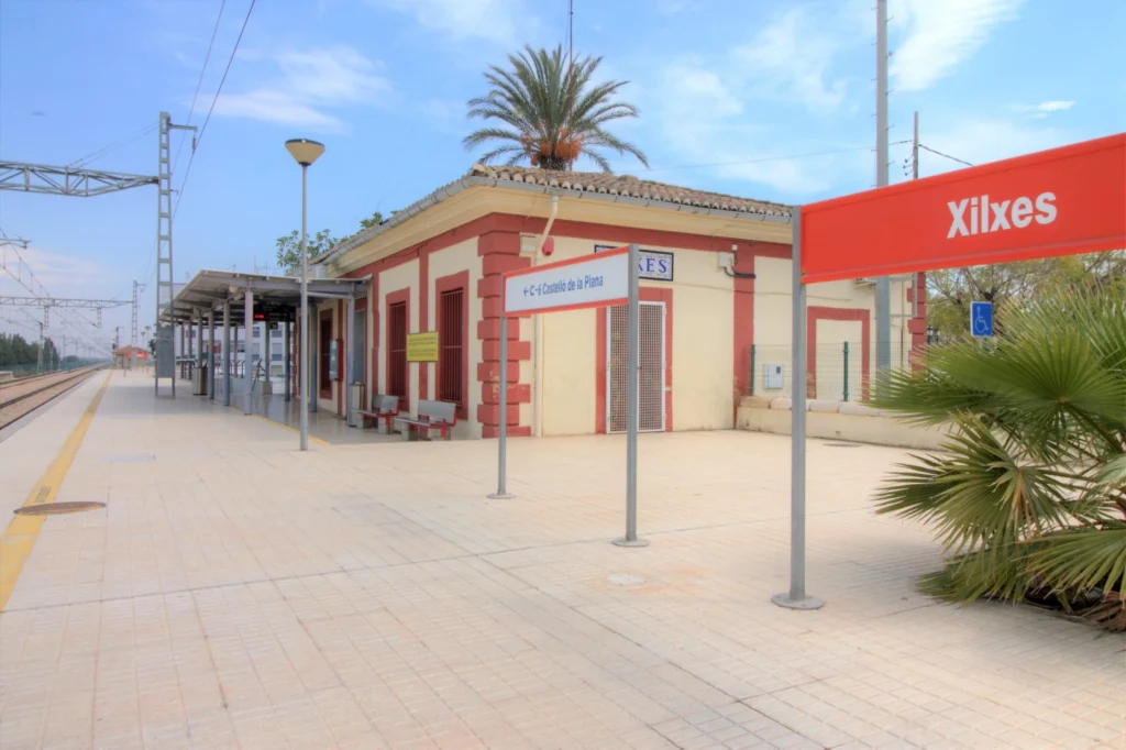 Estación de Cercanías en el corredor Castellón-Valencia